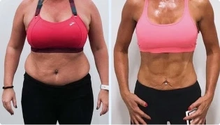 Antes y después - fuerza y definición