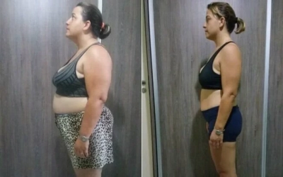 Antes y después - Adriana -9kg